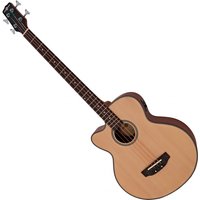 Electro Acoustic Bass Guitar by Gear4music Left Handed