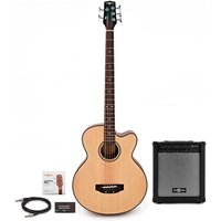 Electro Acoustic 5-String Bass Guitar + 35W Amp Pack