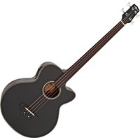 Electro Acoustic Fretless Bass Guitar by G4M Black - Nearly New