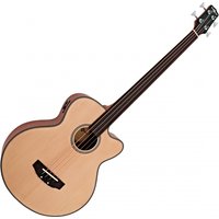 Electro Acoustic Fretless Bass Guitar by Gear4music