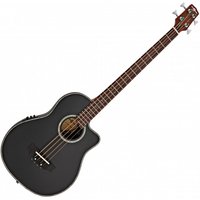 Roundback Electro Acoustic Bass Guitar by G4M Black - NearlyNew