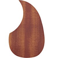 Guitarworks Acoustic Guitar Scratch Plate Wood Finish Tear Drop