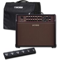 Boss Acoustic Singer Live Amplifier with Cover and Foot Controller