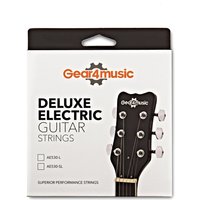 Deluxe Electric Guitar Strings by Gear4music Light