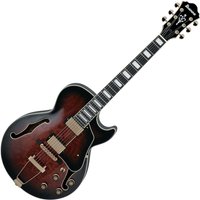 Ibanez AG95QA Artcore Expressionist Dark Brown Sunburst