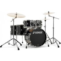 Sonor AQ1 22 6pc Drum Kit Piano Black - Free 14 Floor Tom