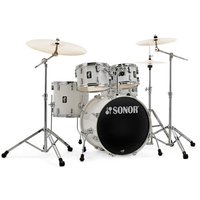 Sonor AQ1 22 5pc Drum Kit w/Hardware Piano White