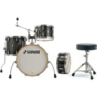 Read more about the article Sonor AQX 18 Jazz Shell Pack w/Free Throne Black Midnight Sparkle