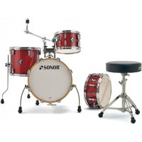 Sonor AQX 16 Jungle Shell Pack w/Free Throne Red Moon Sparkle