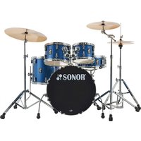 Sonor AQX 20 5pc Drum Kit w/Hardware Blue Ocean Sparkle