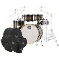 Mapex Armory 22 LA Fusion 5pc Shell Pack w/Bag Set Black Dawn