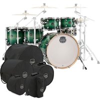 Mapex Armory 22 LA Fusion 6pc Shell Pack w/Bag Set Emerald Burst