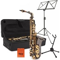 Alto Saxophone Complete Package Black + Gold