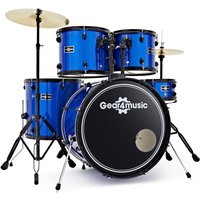 BDK-1 Full Size Starter Drum Kit by Gear4music Blue