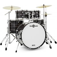 BDK-22 Expanded Rock Drum Kit by Gear4music Black Oyster