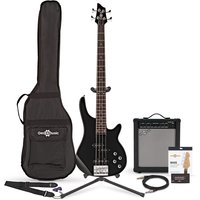 Chicago Bass Guitar + 35W Amp Pack Black