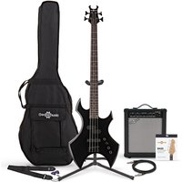 Harlem X Bass Guitar + 35W Amp Pack Black