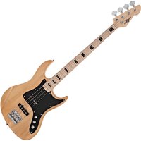 LA II Bass Guitar by Gear4music Natural - Nearly New