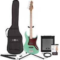 LA II Bass Guitar + 35W Amp Pack Seafoam Green