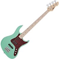 LA II Bass Guitar by Gear4music Seafoam Green