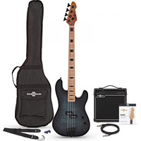 LA Select Bass Guitar + Amp Pack Denim Burst