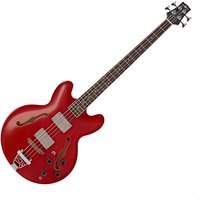 Read more about the article San Francisco Semi Acoustic Bass by Gear4music Wine Red