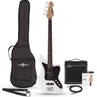 Seattle Bass Guitar + 15W Amp Pack White