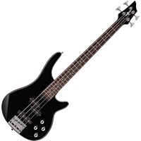 3/4 Chicago Bass Guitar by Gear4music Black