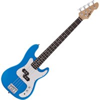 3/4 LA Bass Guitar by Gear4music Blue - Nearly New