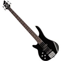 Chicago Left Handed Bass Guitar by Gear4music Black