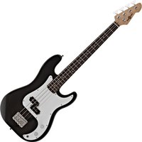 LA Short Scale Bass Guitar by Gear4music Black