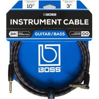 Boss 10ft Angled/Straight Instrument Cable