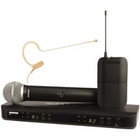 Shure BLX1288/MX53-H8E Dual Wireless System with SM58 and MX153