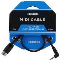 Boss BMIDI-1-35 35mm TRS to MIDI Cable 1ft/30cm