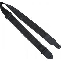 Boss BSM-20-BB Monogram Guitar Strap Black Logo on Black