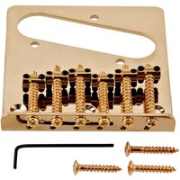 Read more about the article Guitarworks 6-Saddle Guitar Bridge Gold