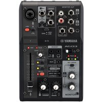 Read more about the article Yamaha AG03 MK2 3 Channel Mixer with USB Interface Black