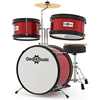 Childrens Drum Kit by Gear4music Red