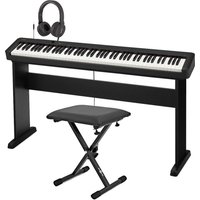 Casio CDP-S110 Digital Piano Bundle wtih Stand and Stool Black