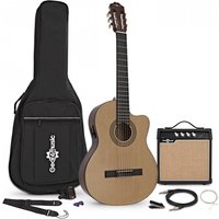 Read more about the article Deluxe Single Cutaway Classical Electro Guitar + 15W Amp Pack