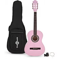 3/4 Classical Guitar Pack Pink by Gear4music