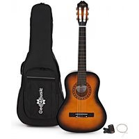 Read more about the article 3/4 Classical Guitar Pack Sunburst by Gear4music
