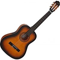 3/4 Classical Guitar Sunburst by Gear4music