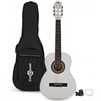 Read more about the article 3/4 Classical Guitar Pack White by Gear4music