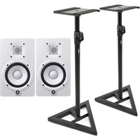 Yamaha HS5W Studio Monitors White Includes Stands (Pair)