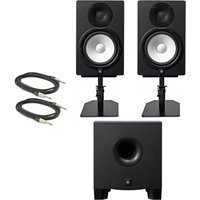 Yamaha HS8 Complete Studio Bundle with HS8S Subwoofer