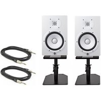 Yamaha HS8 Full-Range Studio Monitor Bundle White