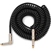 Essentials Jack Coiled Right Angled Instrument Cable 6m
