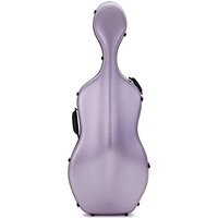Hidersine Polycarbonate Cello Case Brushed Purple