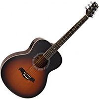 Read more about the article Concert Electro-Acoustic Guitar by Gear4music Vintage Sunburst